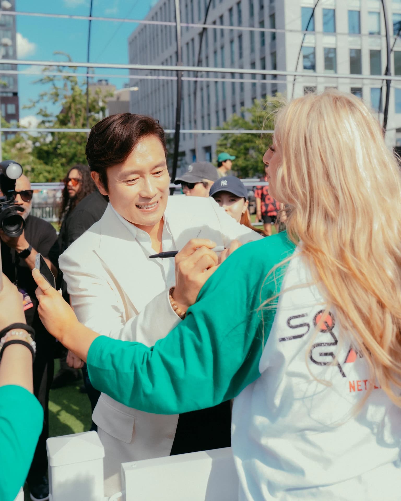 Lee Byung Hun Squid Game3 in Domino Park Signing