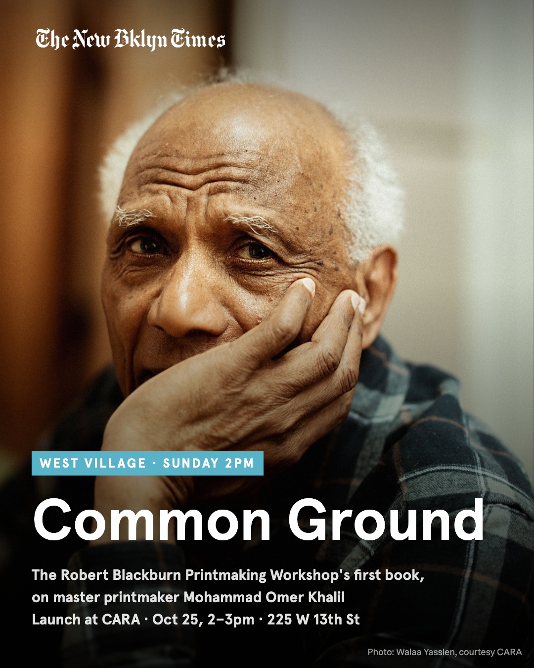 Sunday in the West Village: the Robert Blackburn Printmaking Workshop launches its first-ever publication, Mohammad Omer