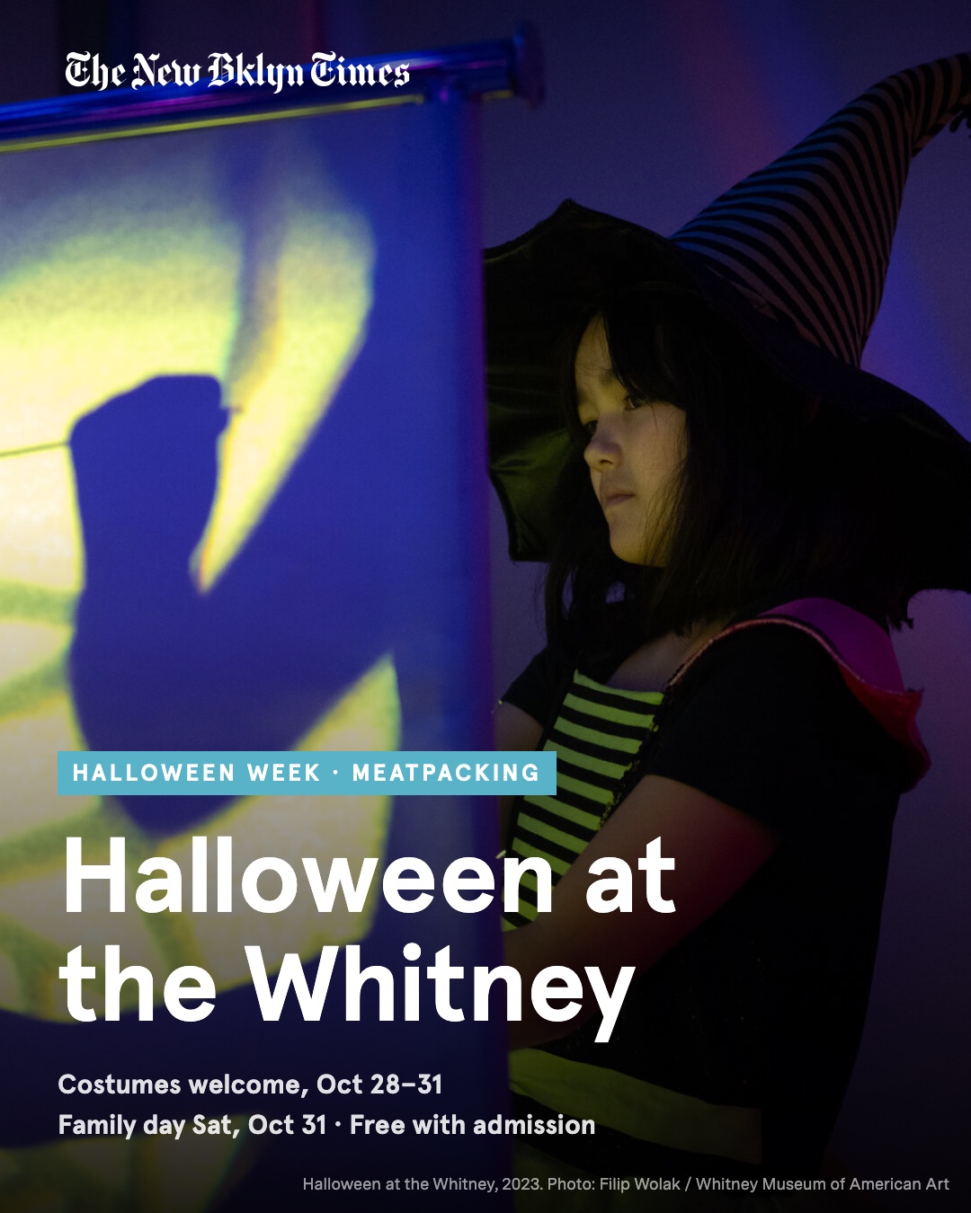 Halloween week at the Whitney: four days of costumes, DJs and art in the Meatpacking District, Oct 28–31.