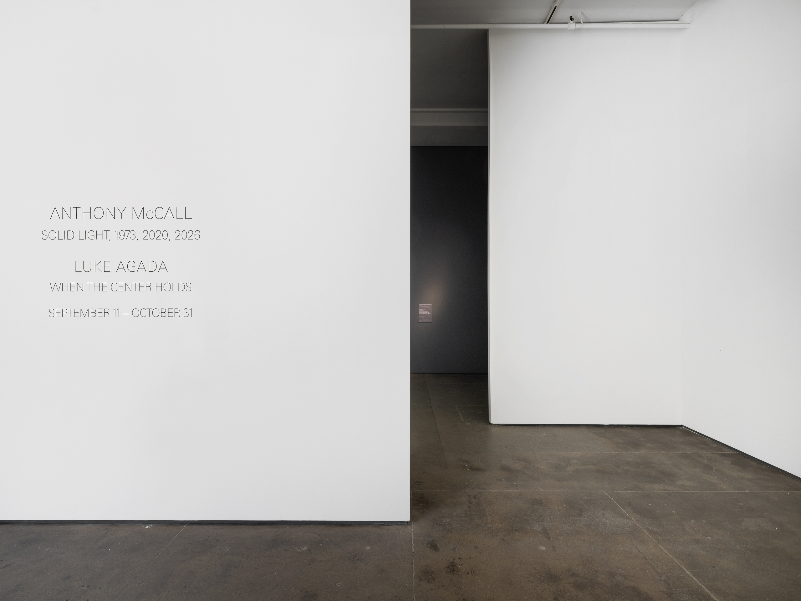 Solid Light, 1973, 2020, 2026
