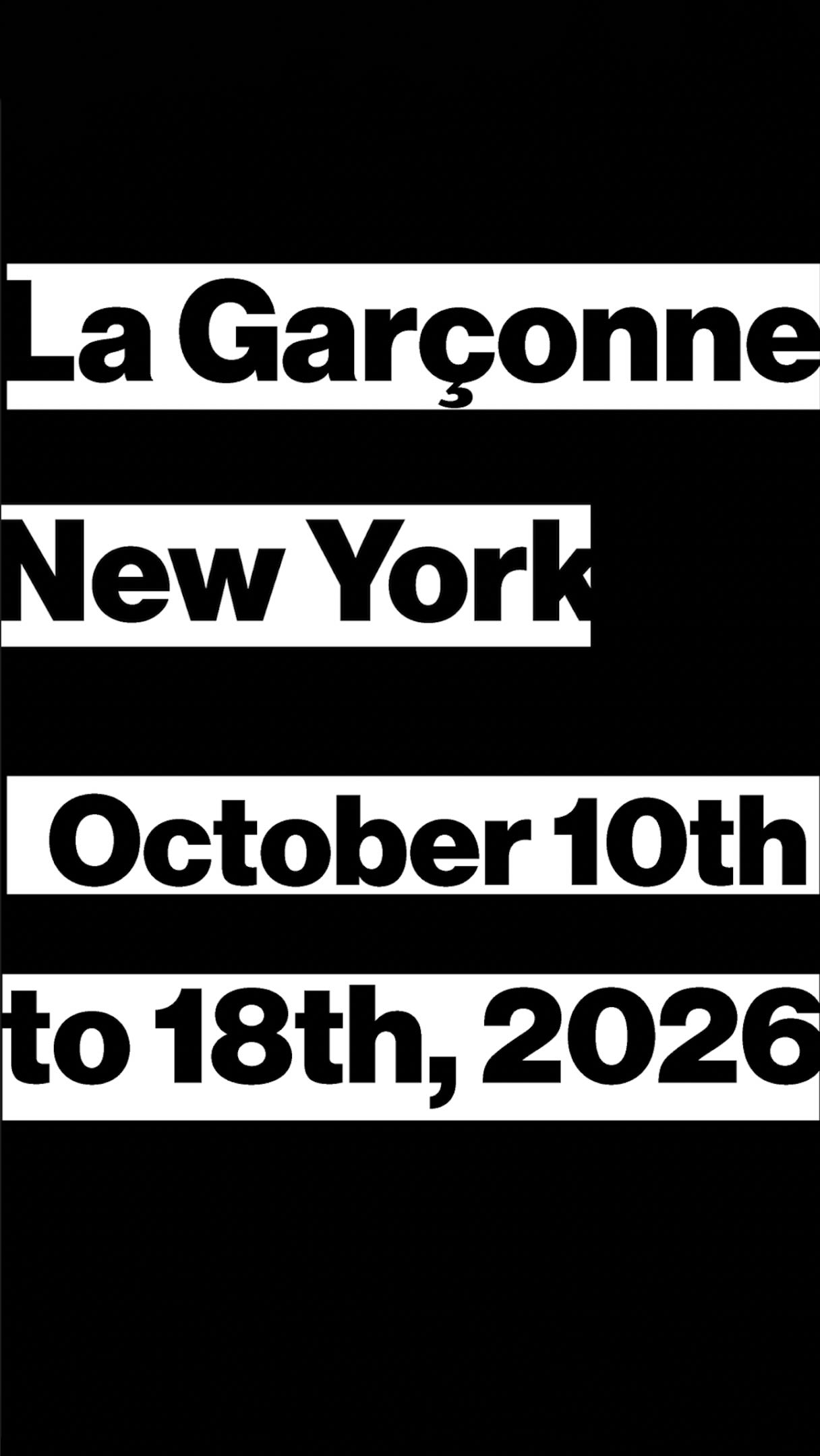 A.PRESSE スペシャルイベント @ La Garçonne Men
