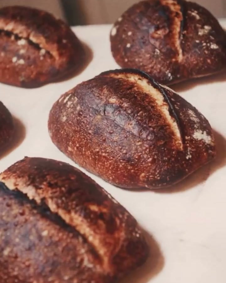 Altbau sourdough loaves fresh from the oven