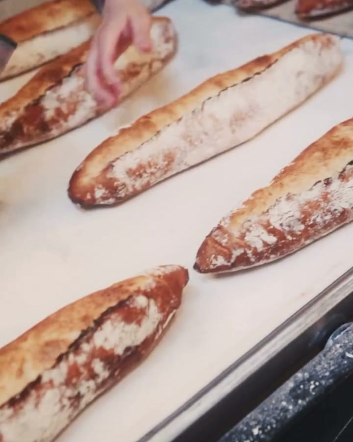Altbau baguettes on a tray