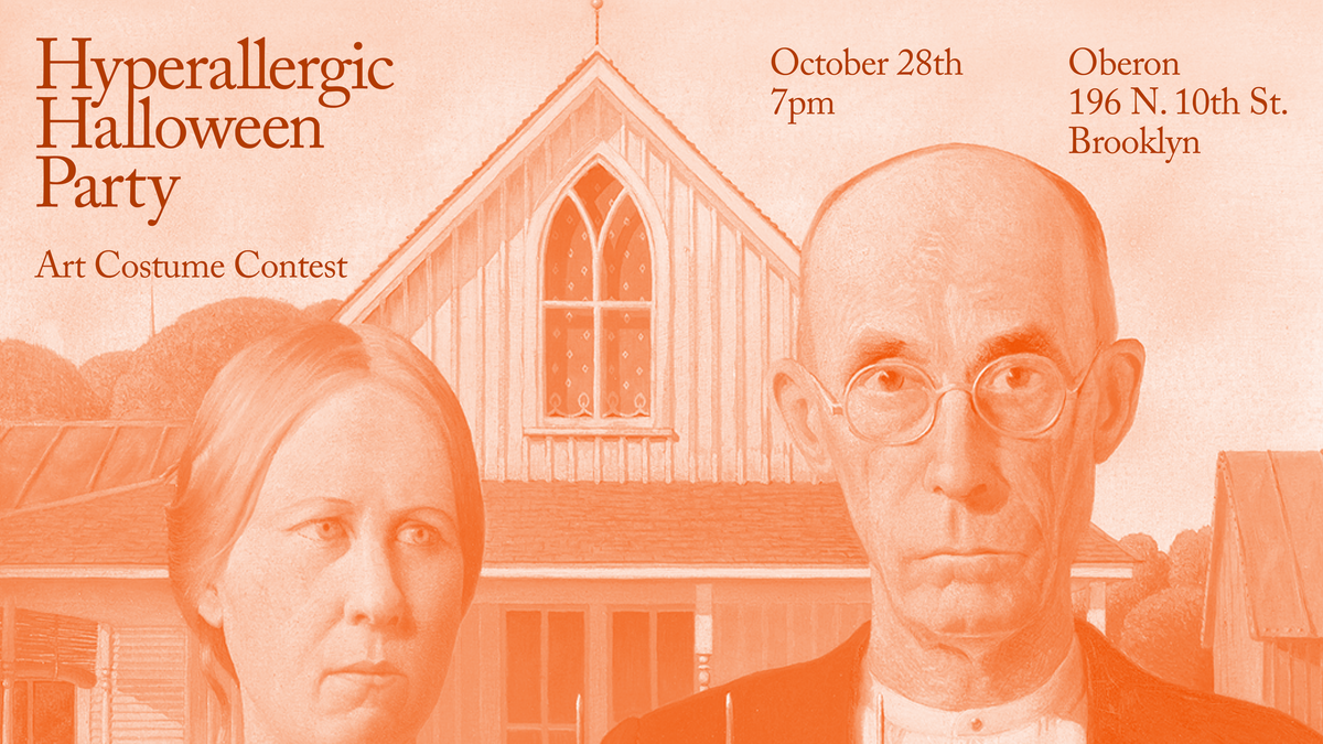 Hyperallergic Halloween Party at Oberon in Brooklyn, NYC: Art Costume Contest on Oct. 28