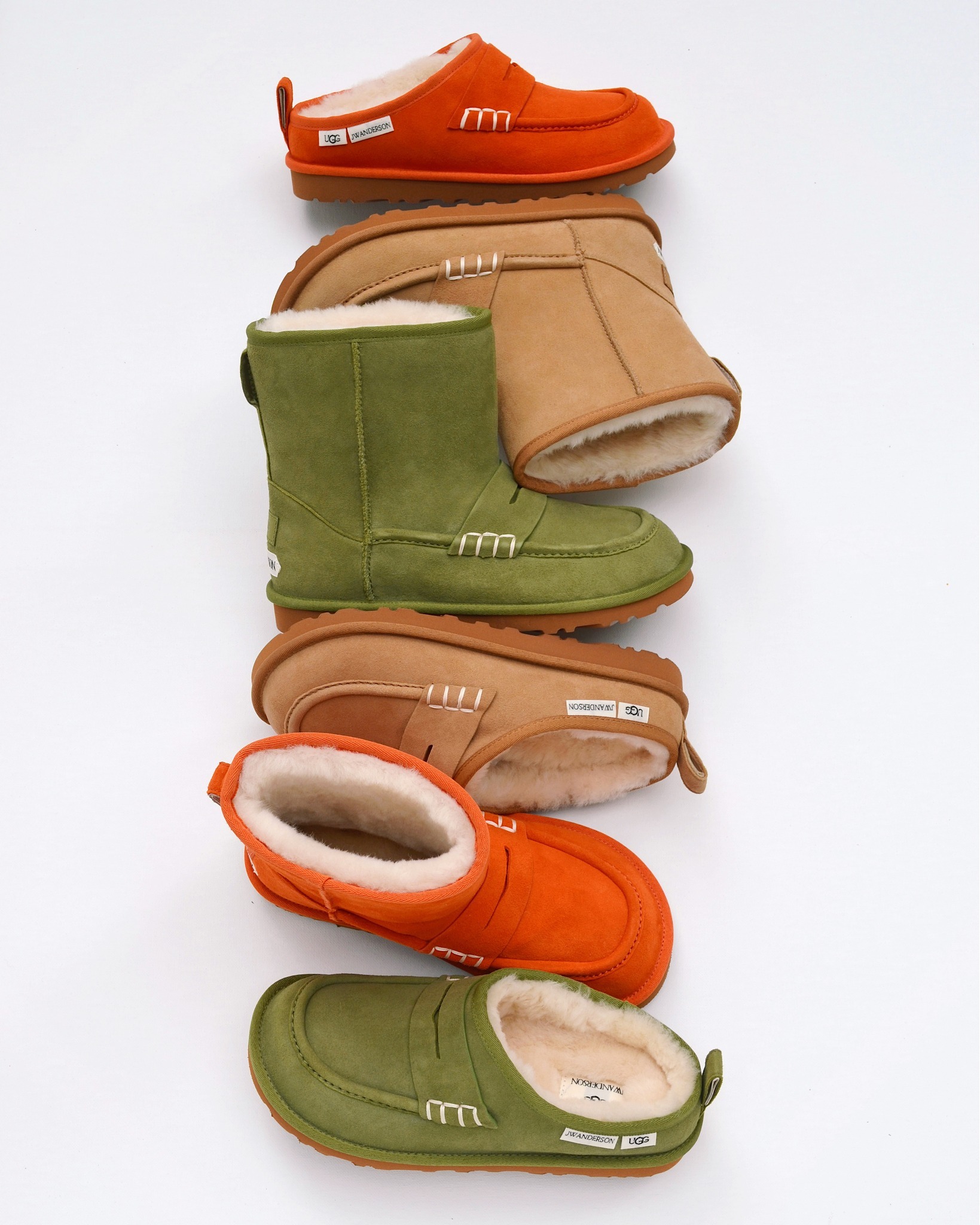 UGG×JWアンダーソン、ローファー風クラシックブーツとタスマン発売