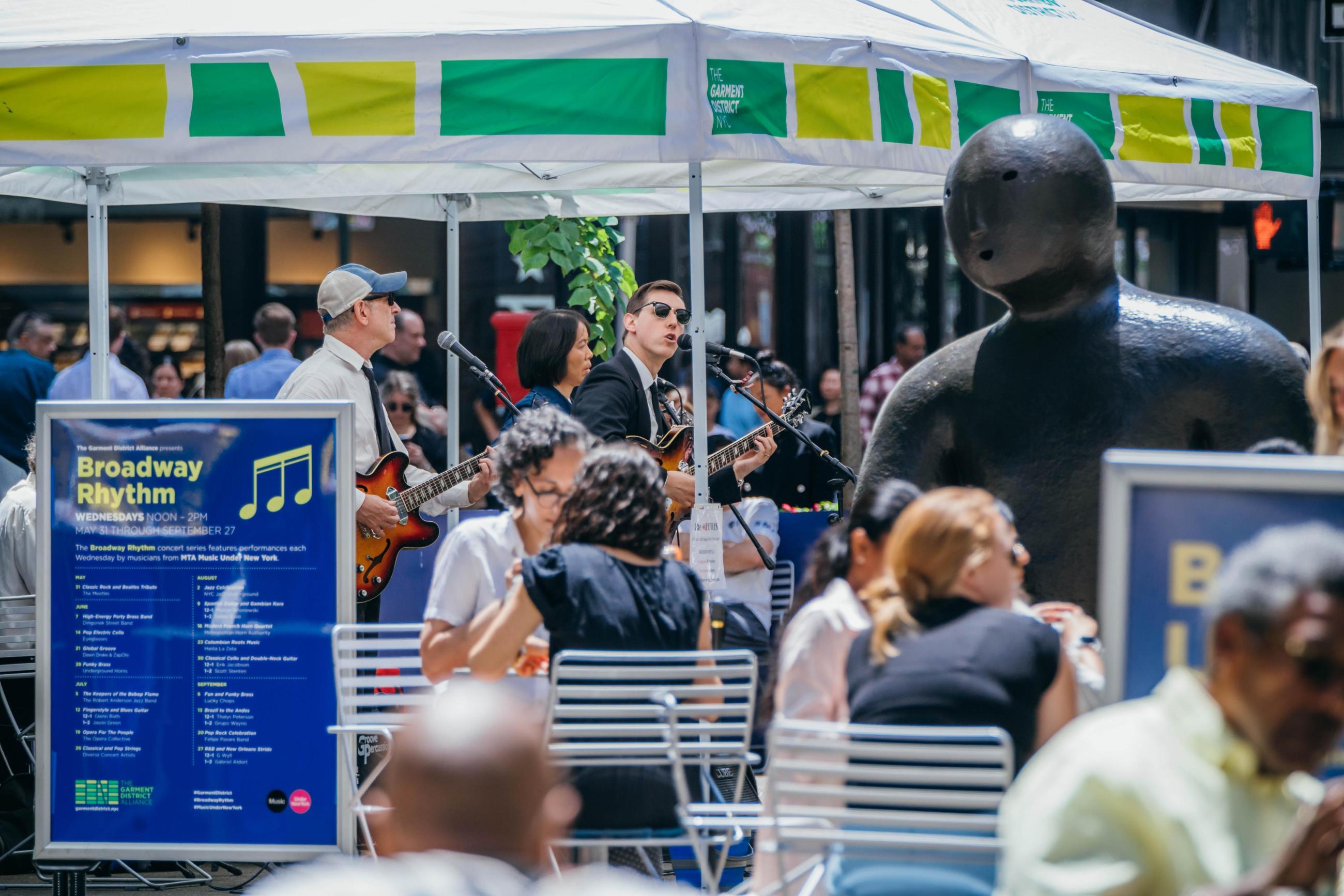 MTA Broadway Rhythm Wraps Up in Midtown, NYC: Free Lunchtime Music on Broadway Plazas