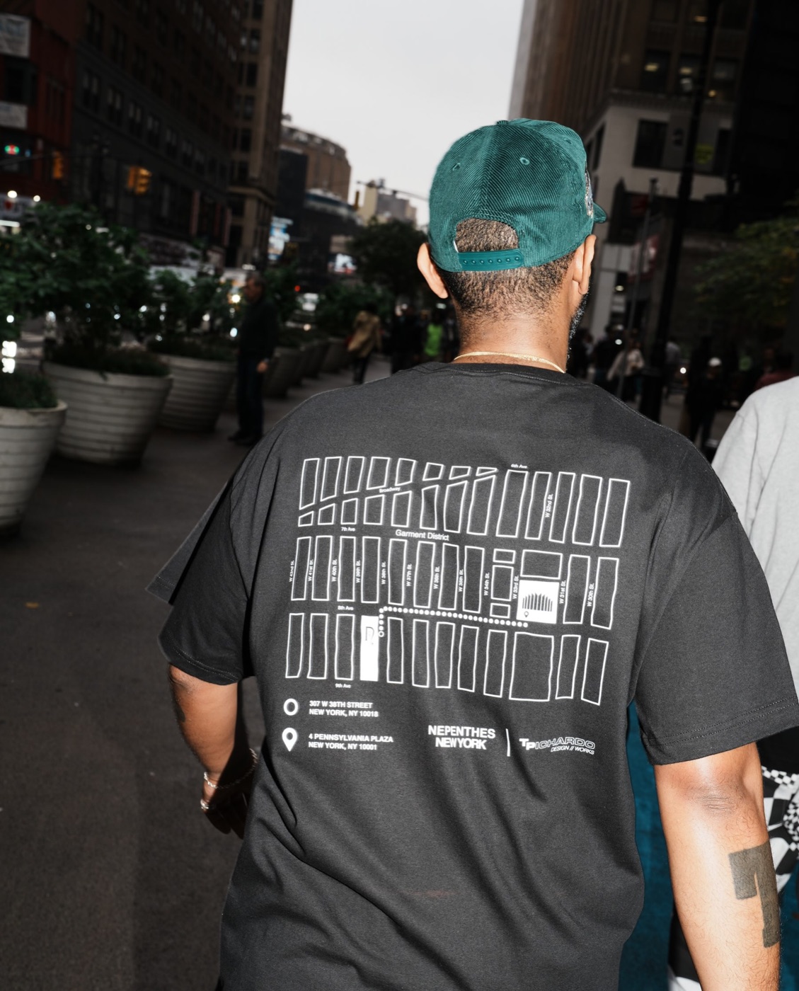 The back graphic of the tee