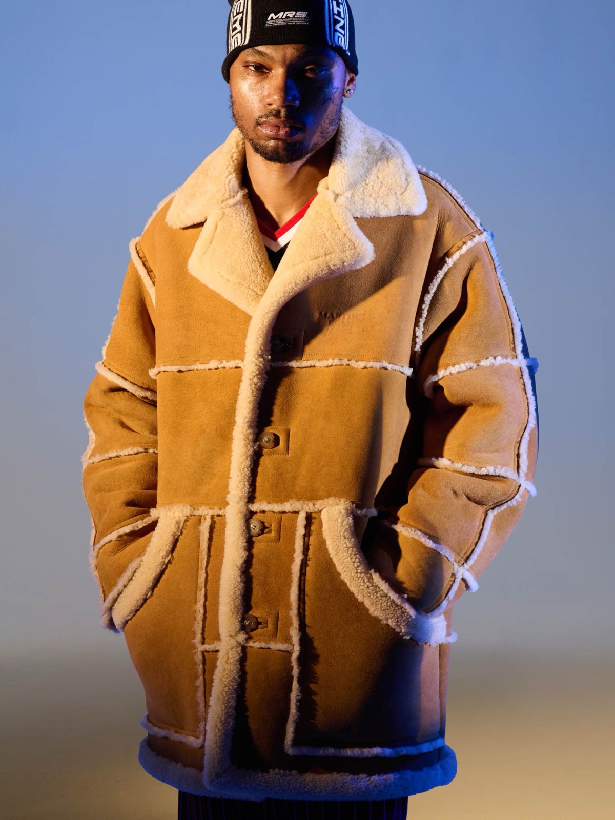 Supreme x Martine Rose Jeff Hamilton Shearling Coat