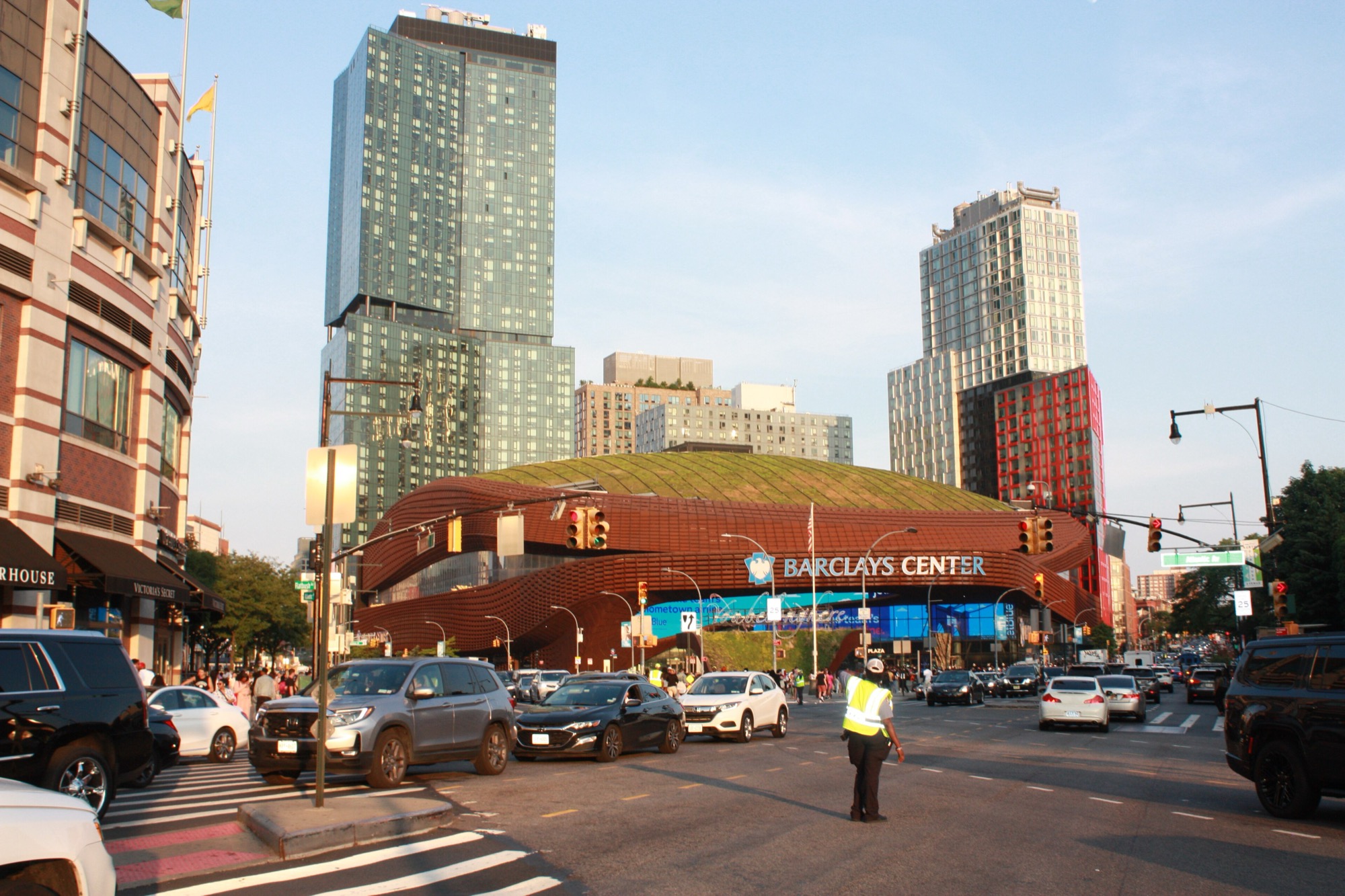 Barclays Center at Atlantic and Flatbush Avenues in Brooklyn